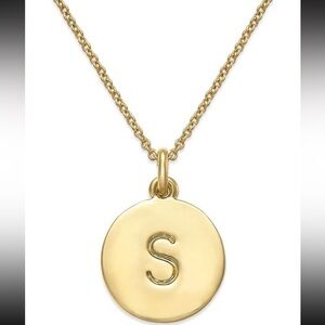 Kate Spade New York Initial Pendant Necklace S Gold